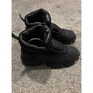 PRADA Cloudbust Thunder Boots Size 9 Black